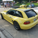 The yellow Z3M roadster across had the license plate SUNZ OUT. I suspect they are owned by the same person.